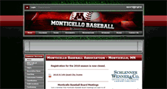Desktop Screenshot of montibaseball.com
